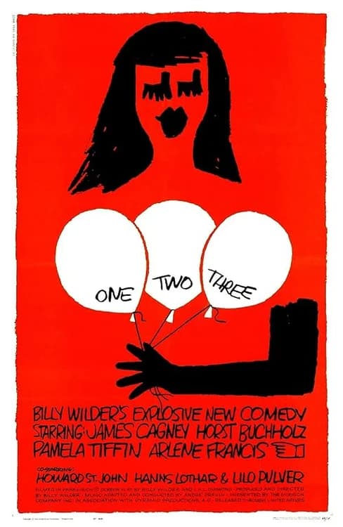 One, Two, Three film posteri