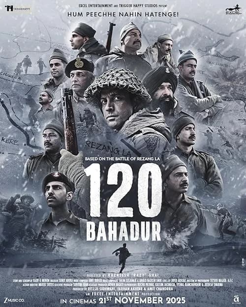 120 Bahadur film posteri