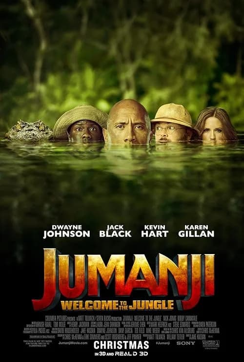 Jumanji: Welcome to the Jungle film posteri